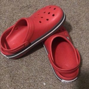 CROCS red unisex clogs